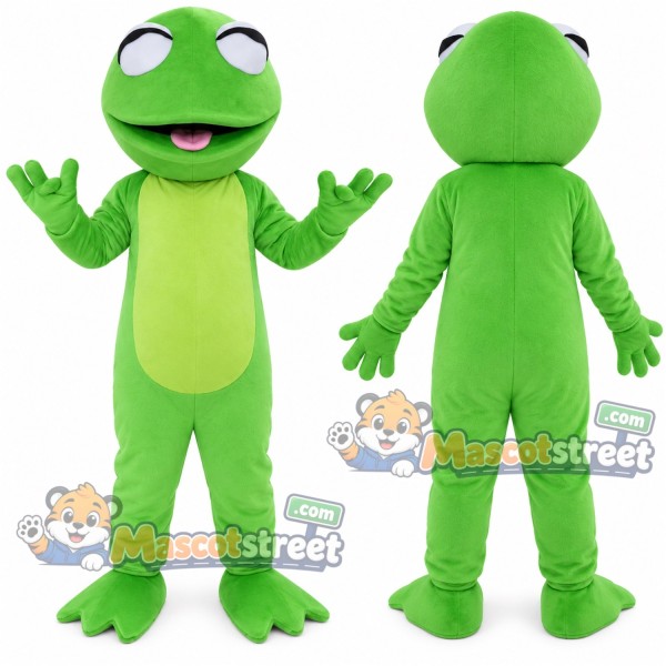 Green Frog Mascot Costume