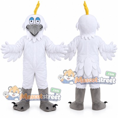 White Bird Mascot Costume White Bird Mascot Costume