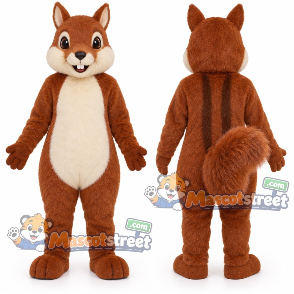 Brown Chipmunk Mascot Costume Brown Chipmunk Mascot Costume