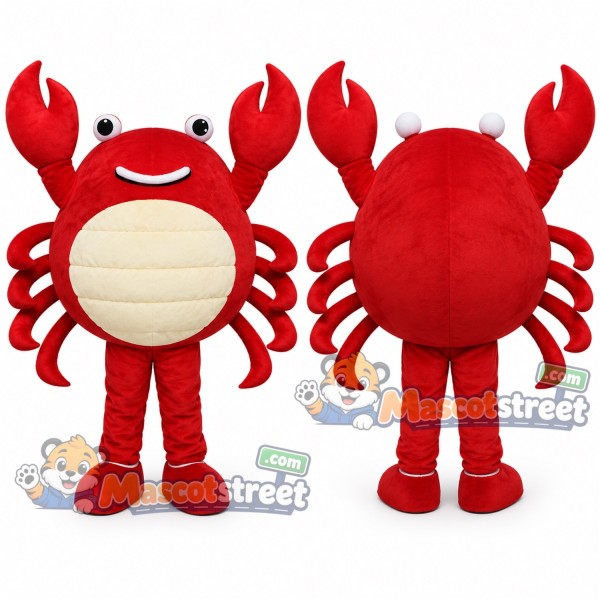 Red Crab Mascot Costume