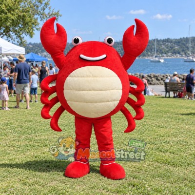 Red Crab Mascot Costume
