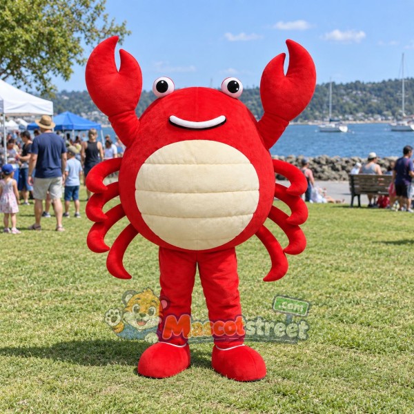 Red Crab Mascot Costume
