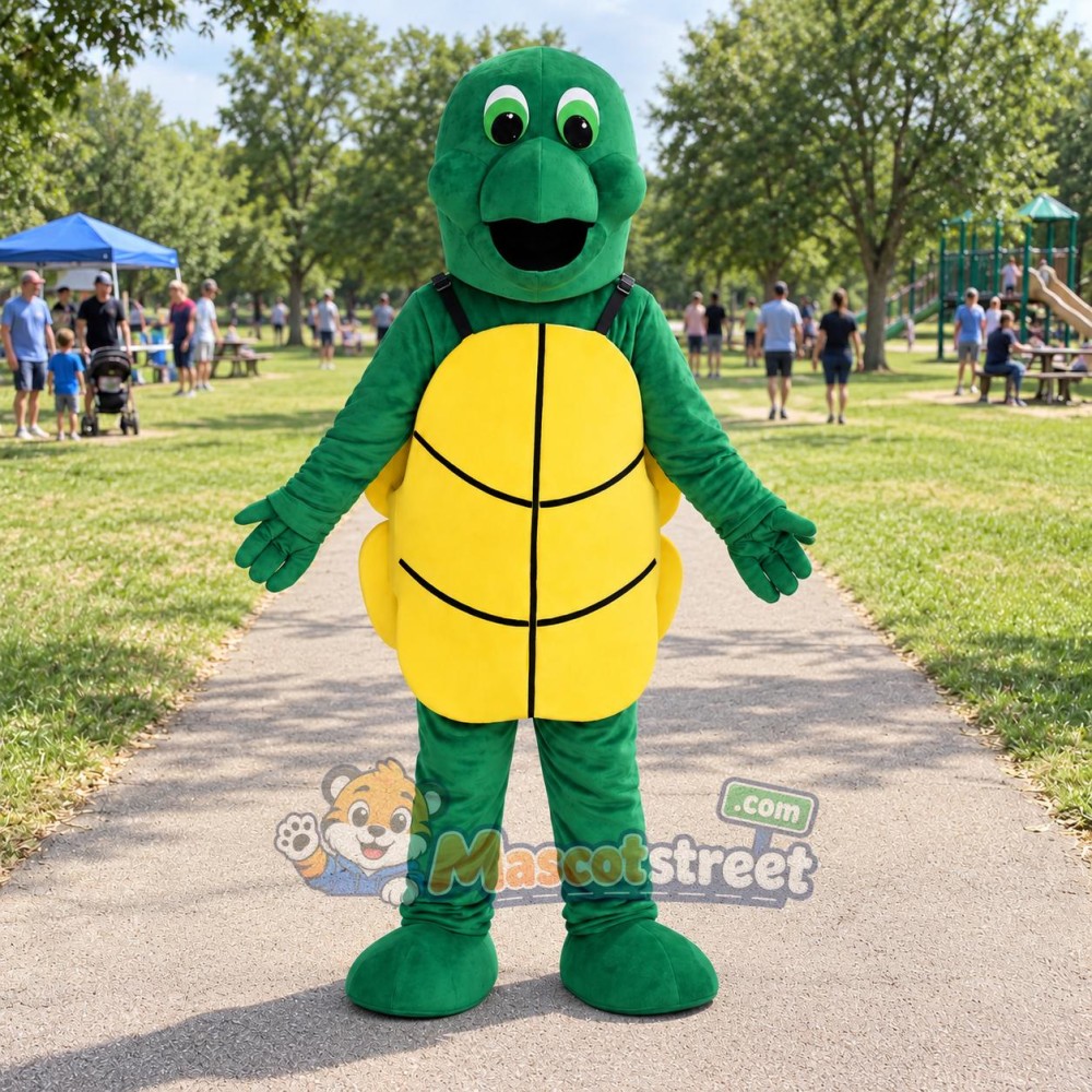 Green Turtle Mascot Costume