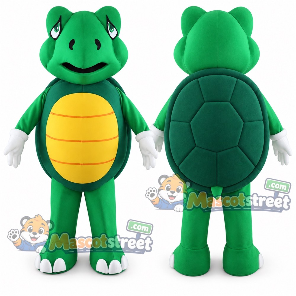 Green Turtle Mascot Costume