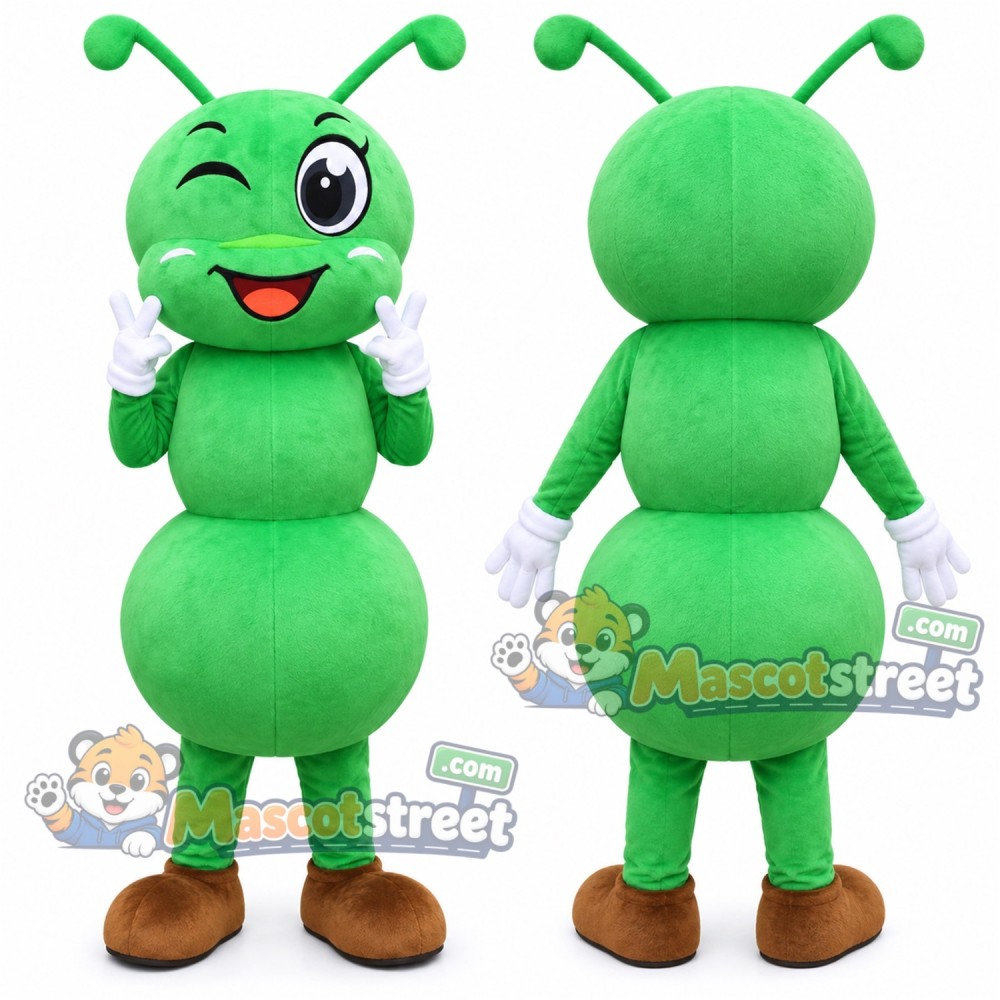 Green Ant Mascot Costume Green Ant Mascot Costume