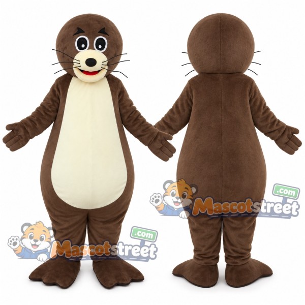 Brown Otter Mascot Costume