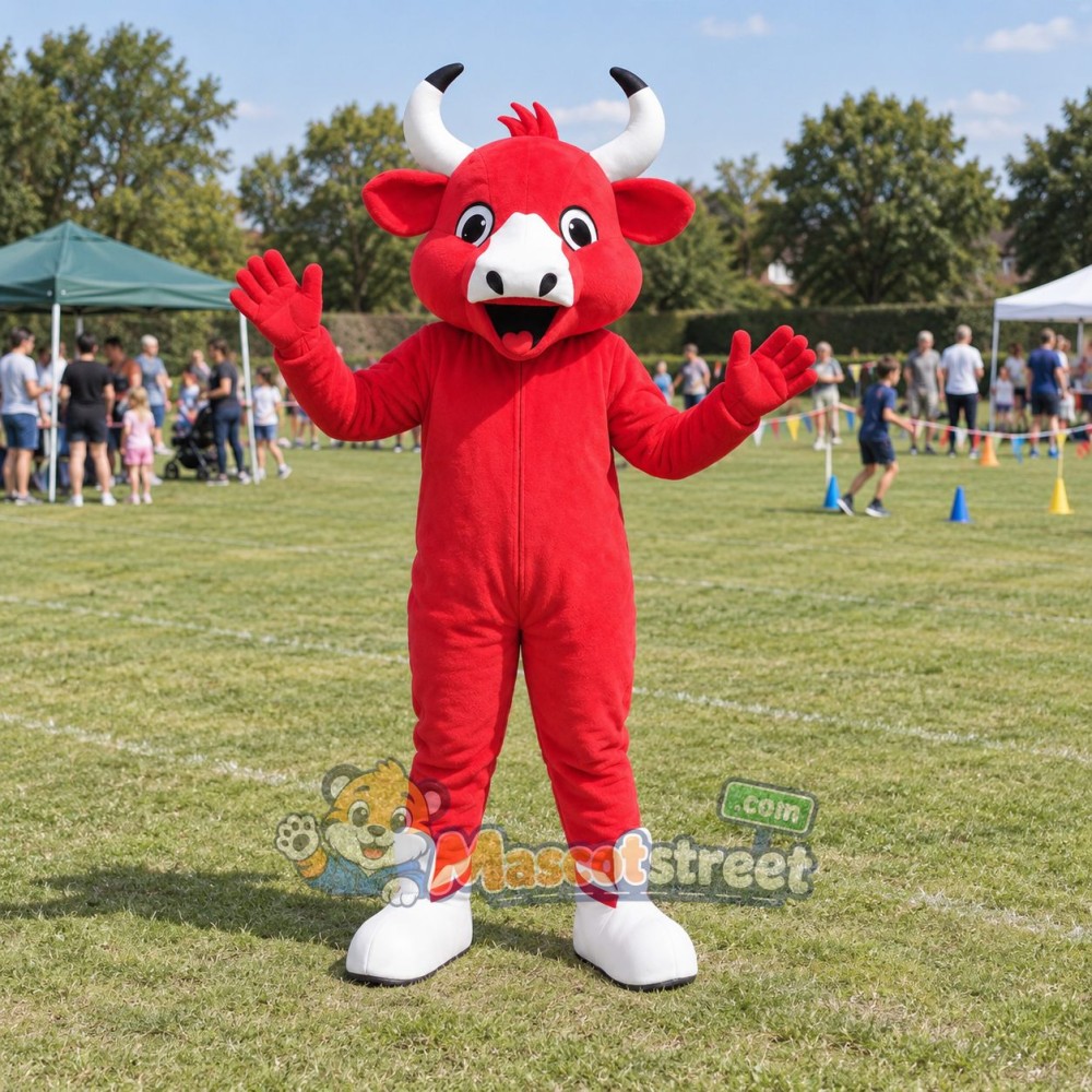 Red Bull Mascot Costume