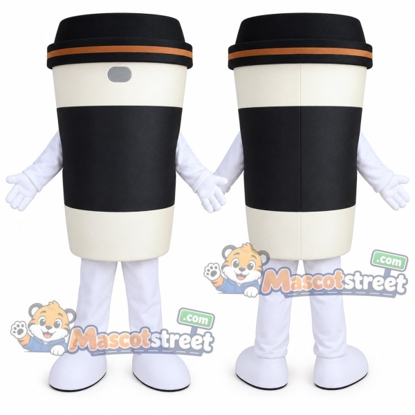 Coffee Cup Mascot Costume