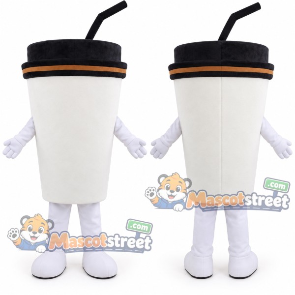 Coffee Cup Mascot Costume