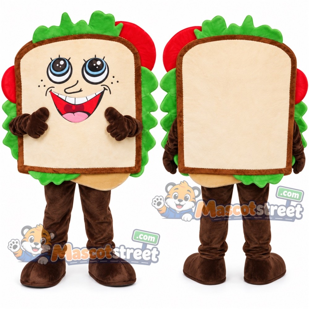 Sandwich Mascot Costume Sandwich Mascot Costume