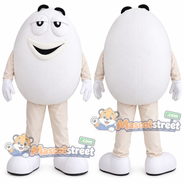 White Candy Mascot Costume
