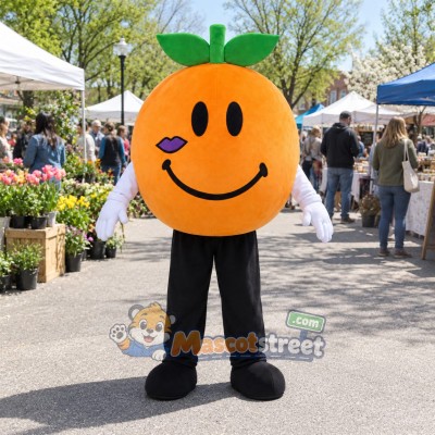 Orange Mascot Costume