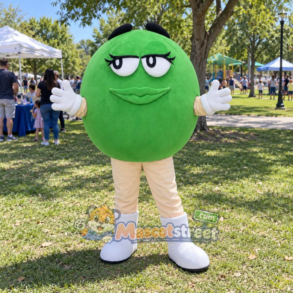 Green Candy Mascot Costume
