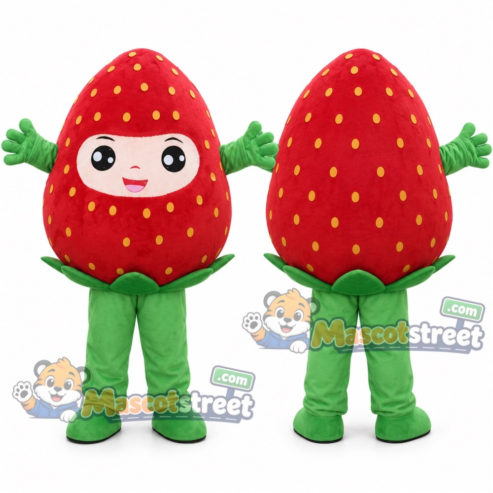 Strawberry Mascot Costume Strawberry Mascot Costume