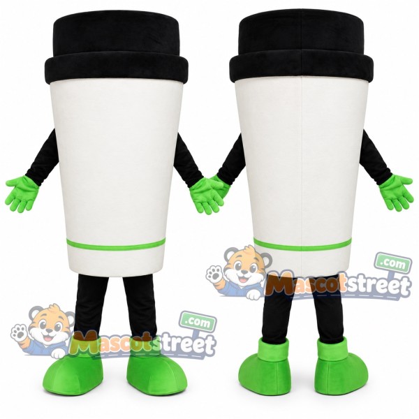 Coffee Cup Mascot Costume