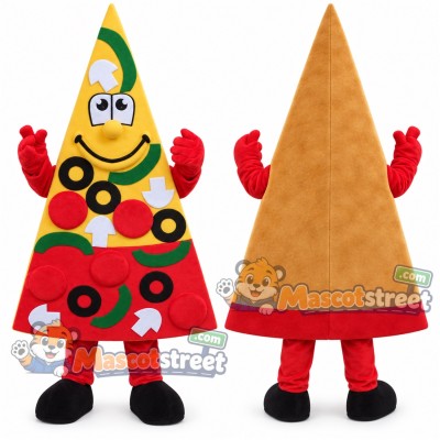 Pizza Slice Mascot Costume