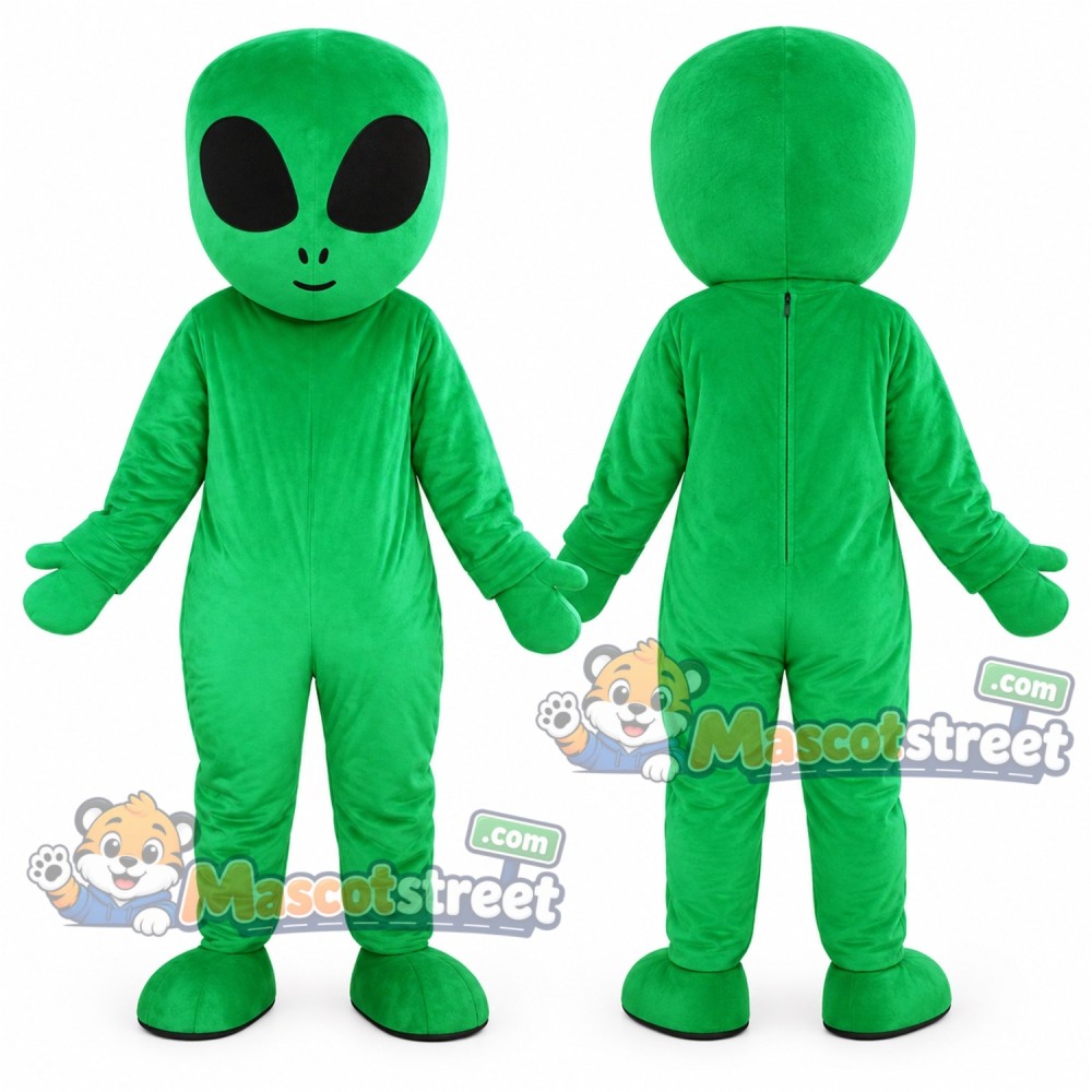 Green Alien Mascot Costume Green Alien Mascot Costume