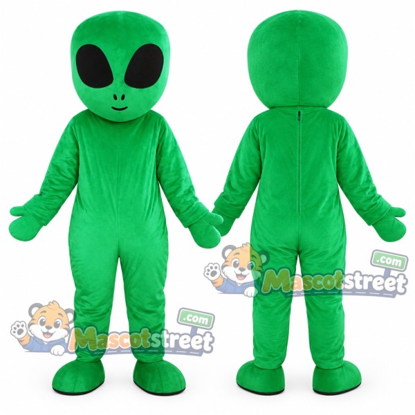Green Alien Mascot Costume
