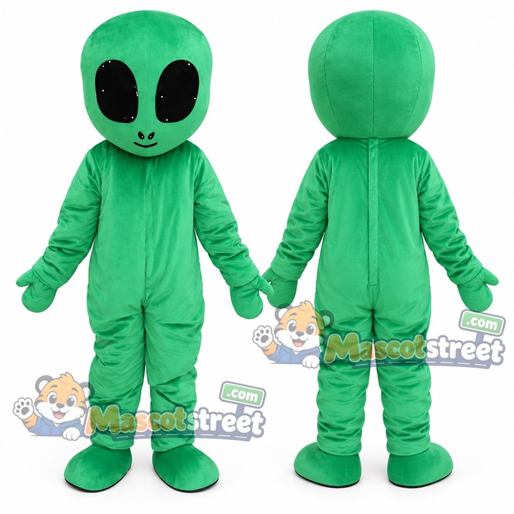 Green Alien Mascot Costume Green Alien Mascot Costume