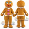 Gingerbread Person Mascot Costume