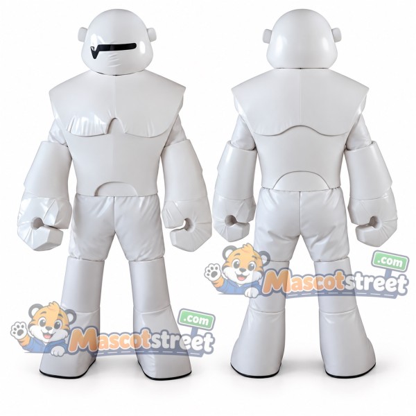 White Robot Mascot Costume