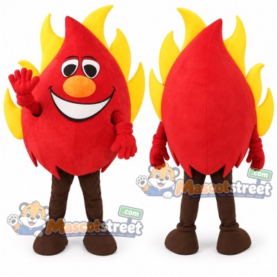 Flame Mascot Costume