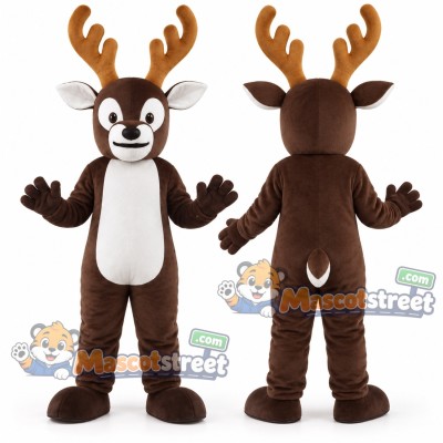Brown Deer Mascot Costume Brown Deer Mascot Costume