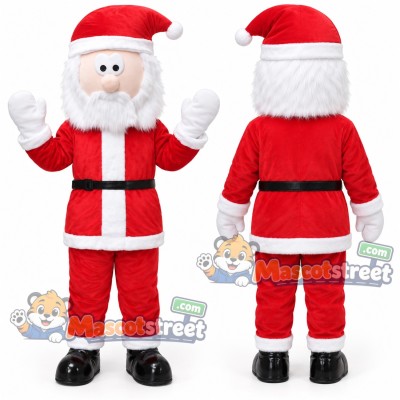 Santa Claus Mascot Costume with Red Suit and Red Hat Santa Claus Mascot Costume with Red Suit and Red Hat