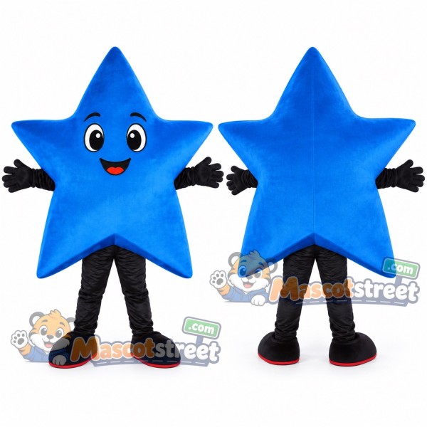 Blue Star Mascot Costume