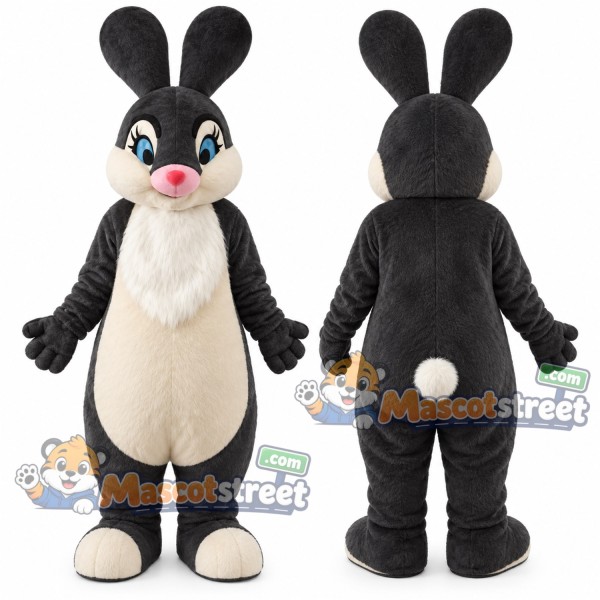 Black Rabbit Mascot Costume