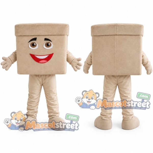 Cardboard Box Mascot Costume
