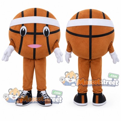 Basketball Mascot Costume with White Headband Basketball Mascot Costume with White Headband