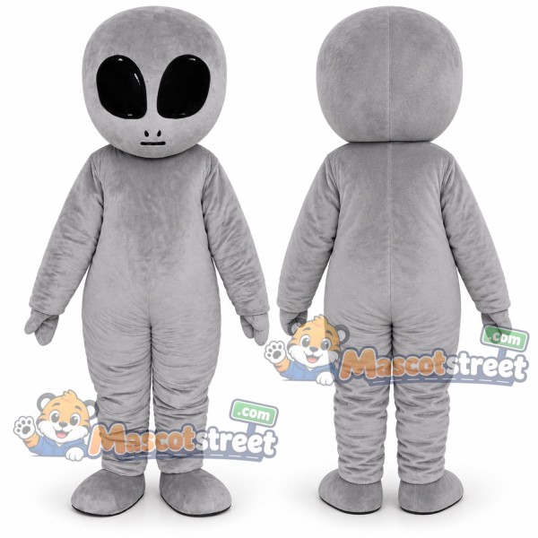 Gray Alien Mascot Costume