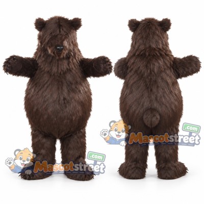 Dark Brown Bear Mascot Costume Dark Brown Bear Mascot Costume