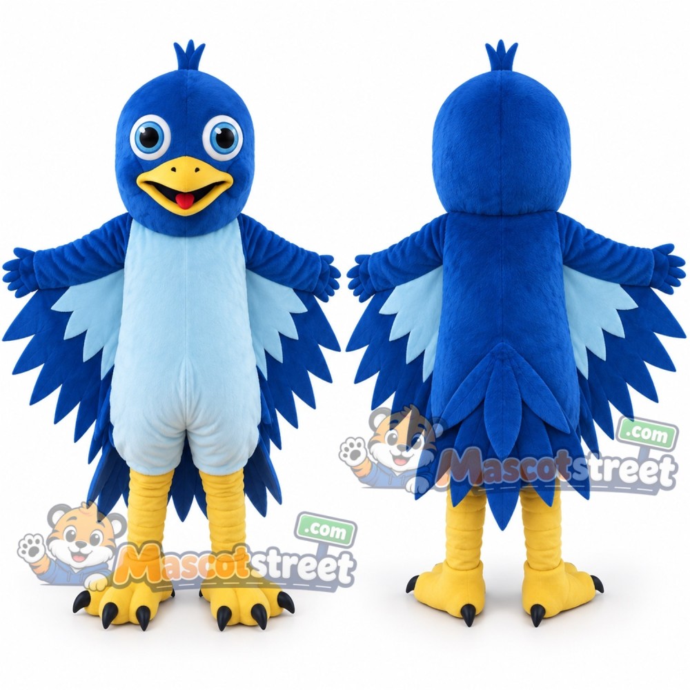 Blue Bird Mascot Costume