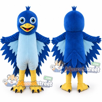 Blue Bird Mascot Costume
