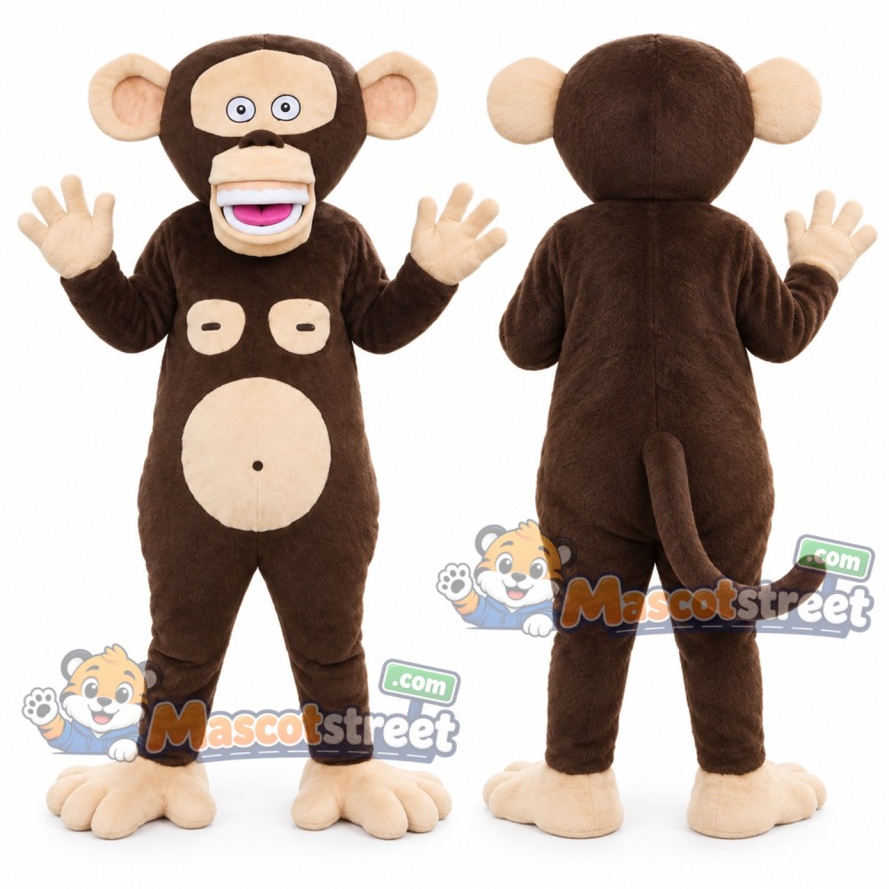 Brown Monkey Mascot Costume