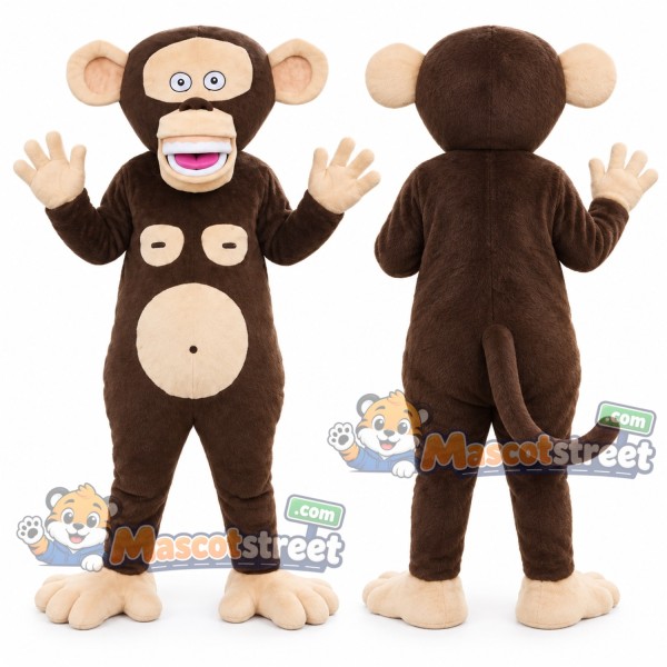 Brown Monkey Mascot Costume