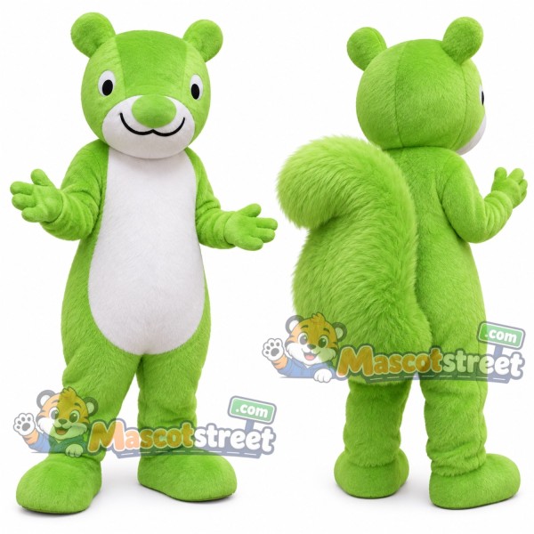 Green Squirrel Mascot Costume