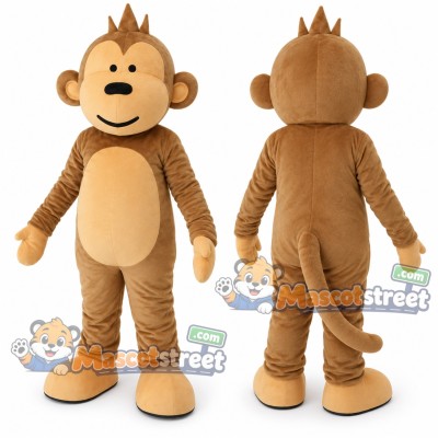 Brown Monkey Mascot Costume