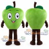 Green Apple Mascot Costume