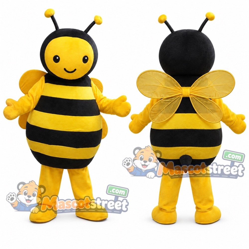 Yellow Bee Mascot Costume Yellow Bee Mascot Costume