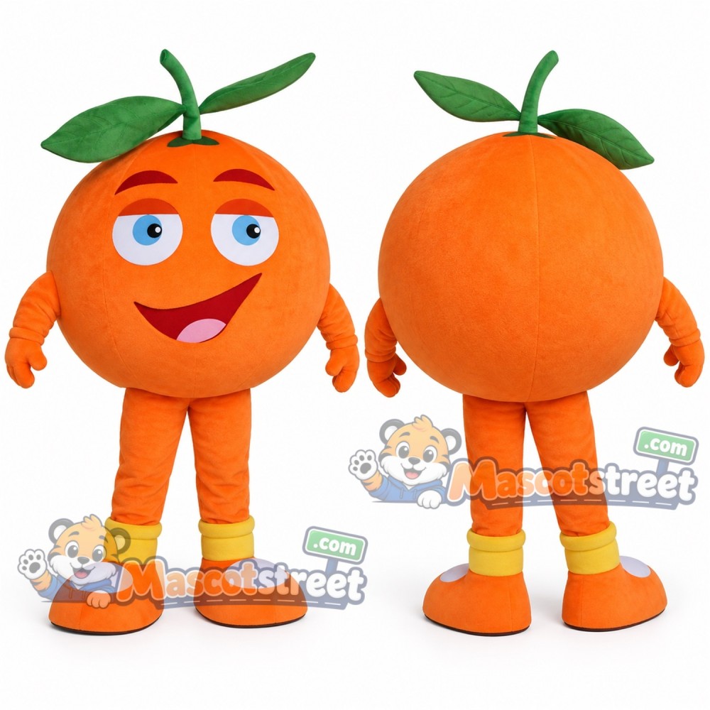 Orange Mascot Costume