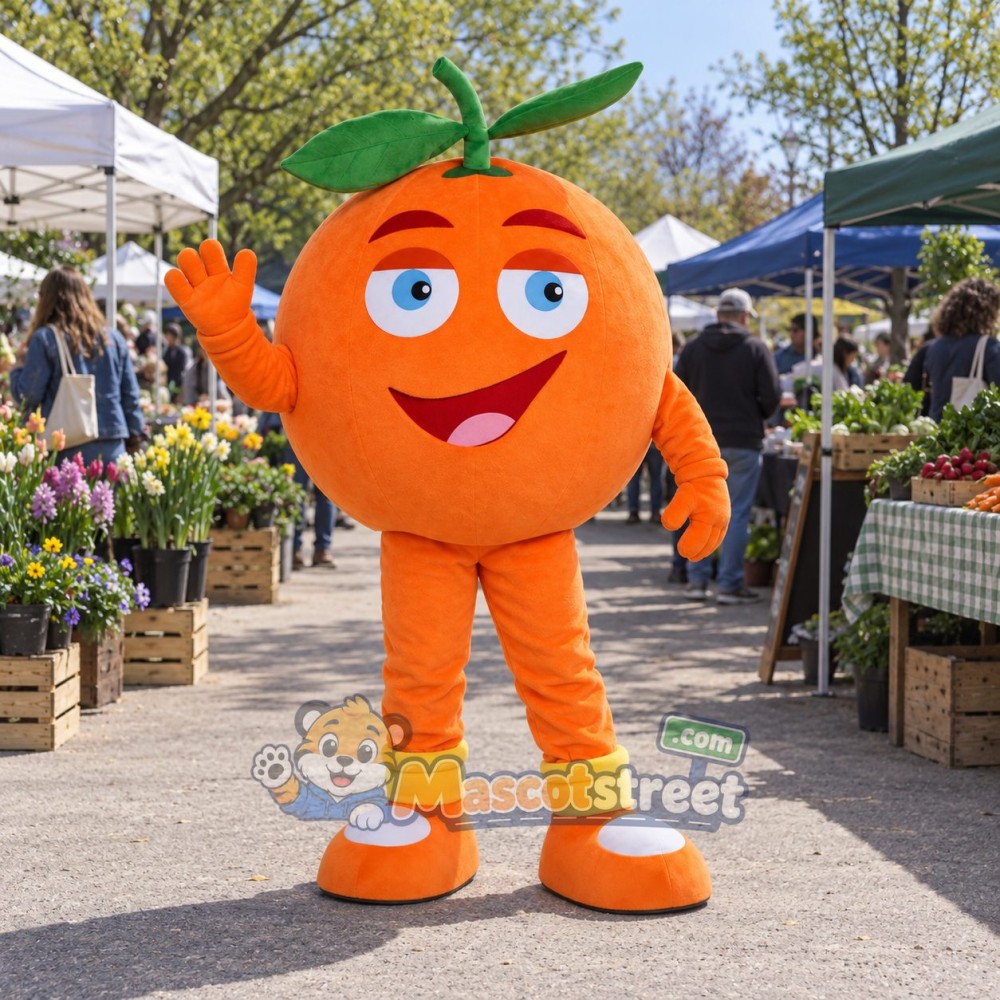 Orange Mascot Costume