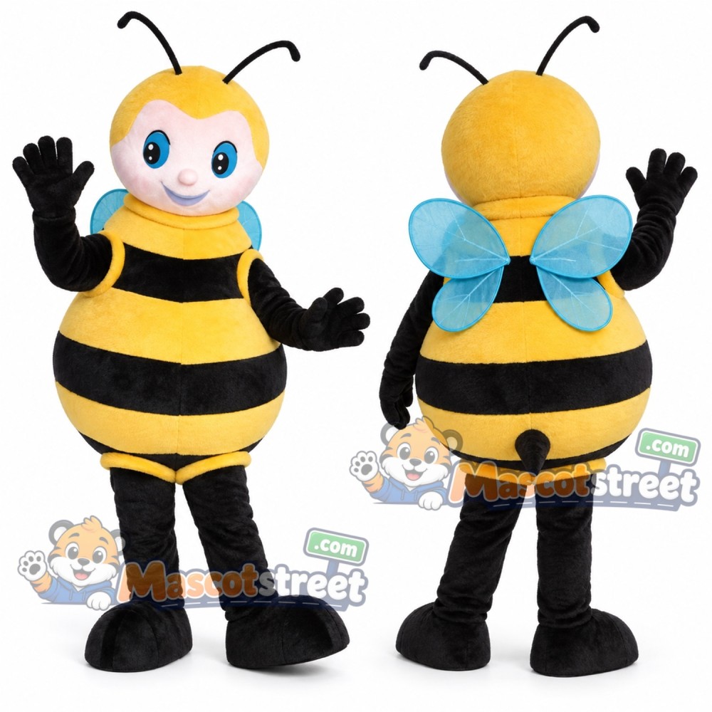 Yellow Bee Mascot Costume Yellow Bee Mascot Costume