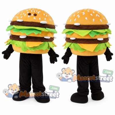 Hamburger Mascot Costume Hamburger Mascot Costume