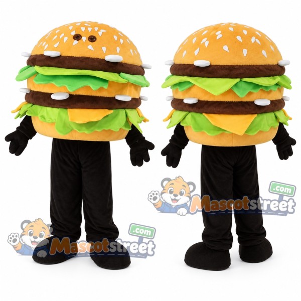 Hamburger Mascot Costume