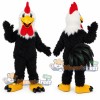 Black and White Rooster Mascot Costume