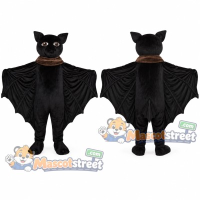 Black Bat Mascot Costume Black Bat Mascot Costume