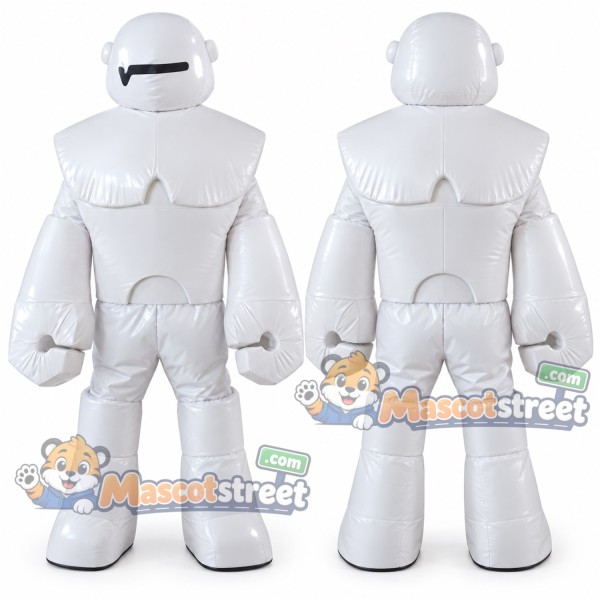 White Robot Mascot Costume
